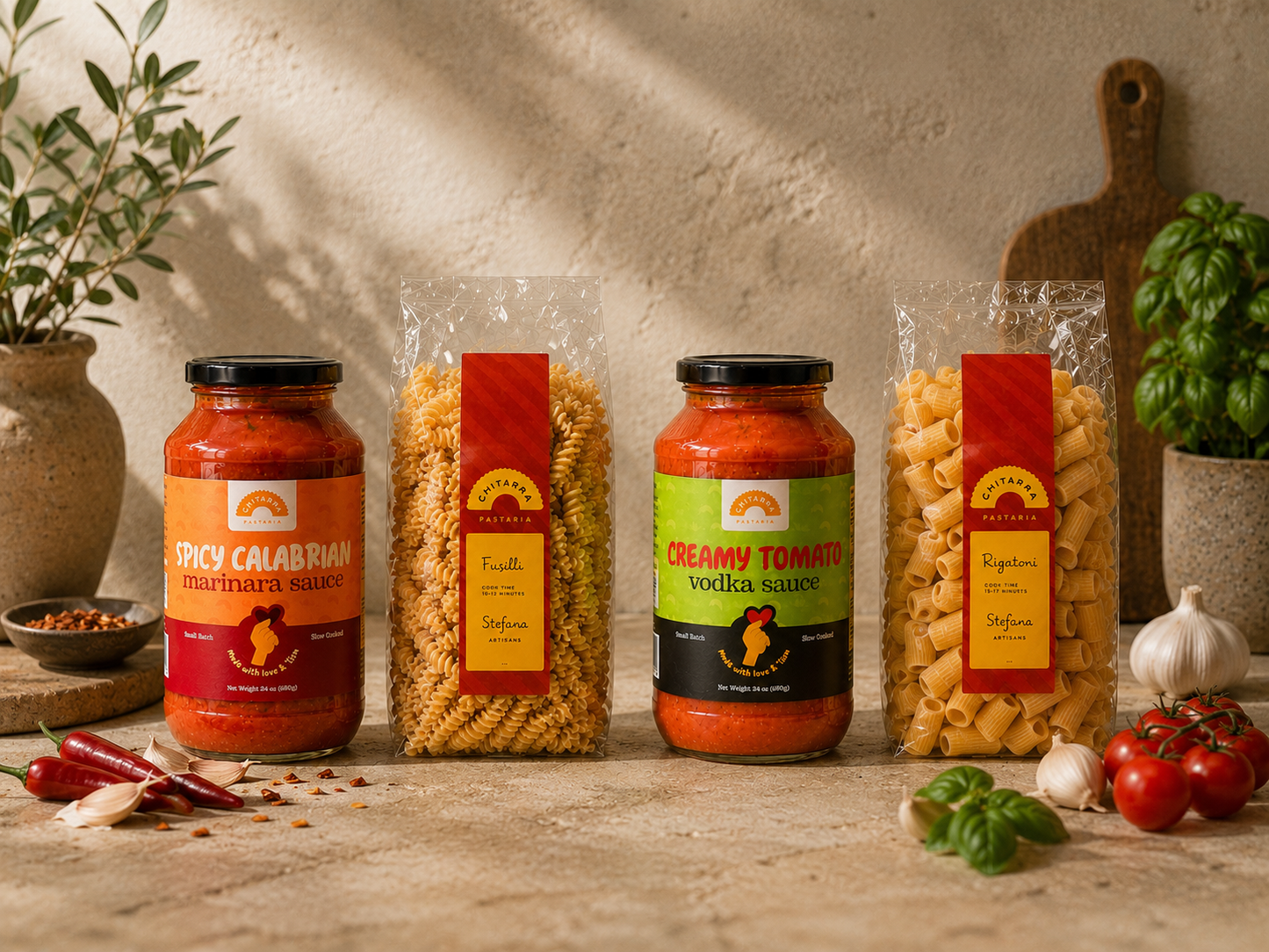 Double Duo: 2 Pastas, 2 Sauces